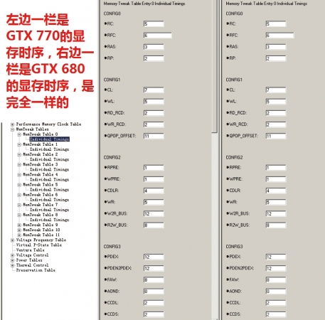 刷新BIOS后，GTX 770与GTX 680的时序是一致的。