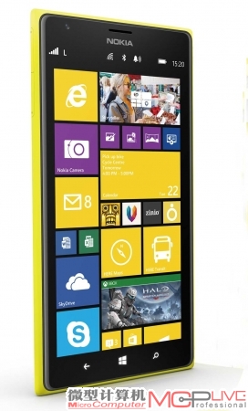 Lumia 1520，这样的排列似乎更加的养眼。